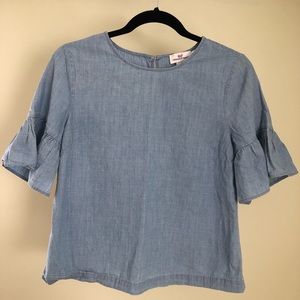 Vineyard Vines jean bell-sleeved top